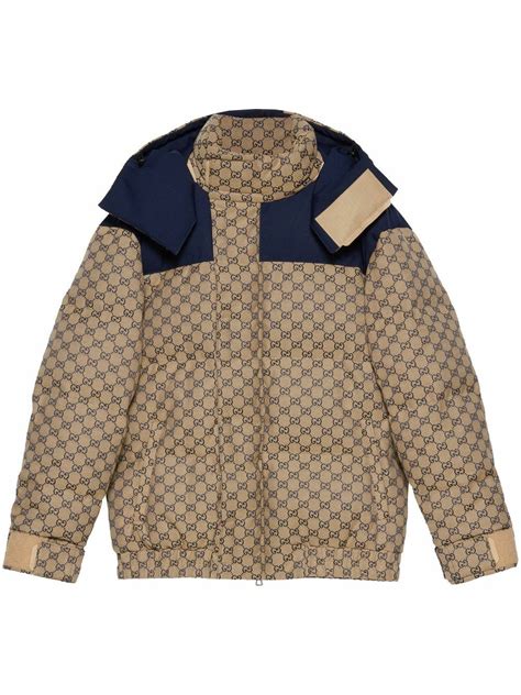 gucci down jacket navy|zara Gucci jacket.